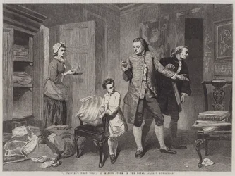 Das erste Werk eines Malers